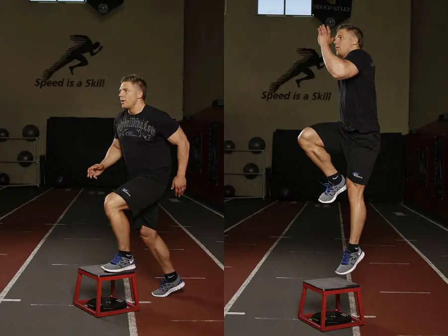How to perform the single leg push-off